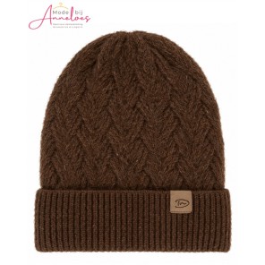Muts gebreid - Camel Muts gebreid - Camel